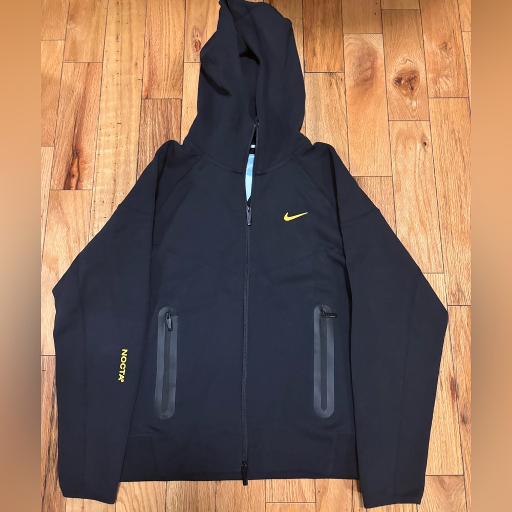 Nike NOCTA Black Jacket with White Accents - Picture 4 of 7
